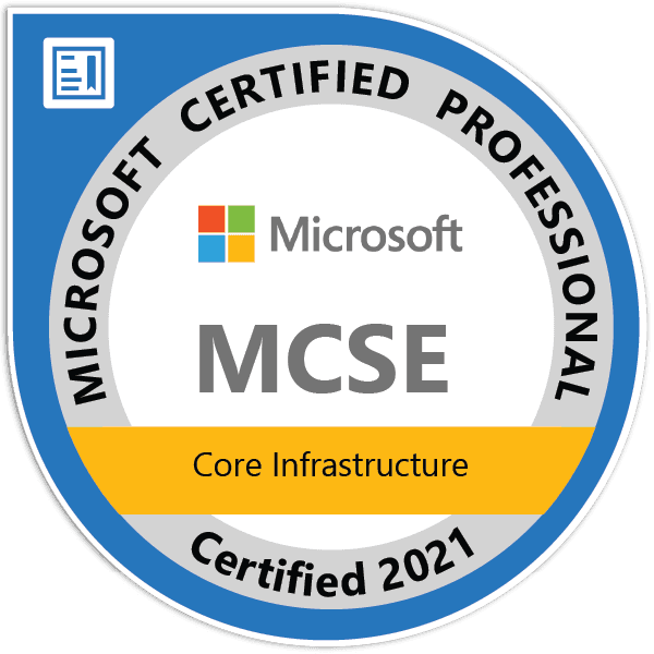 MSCE Core Infrastructure